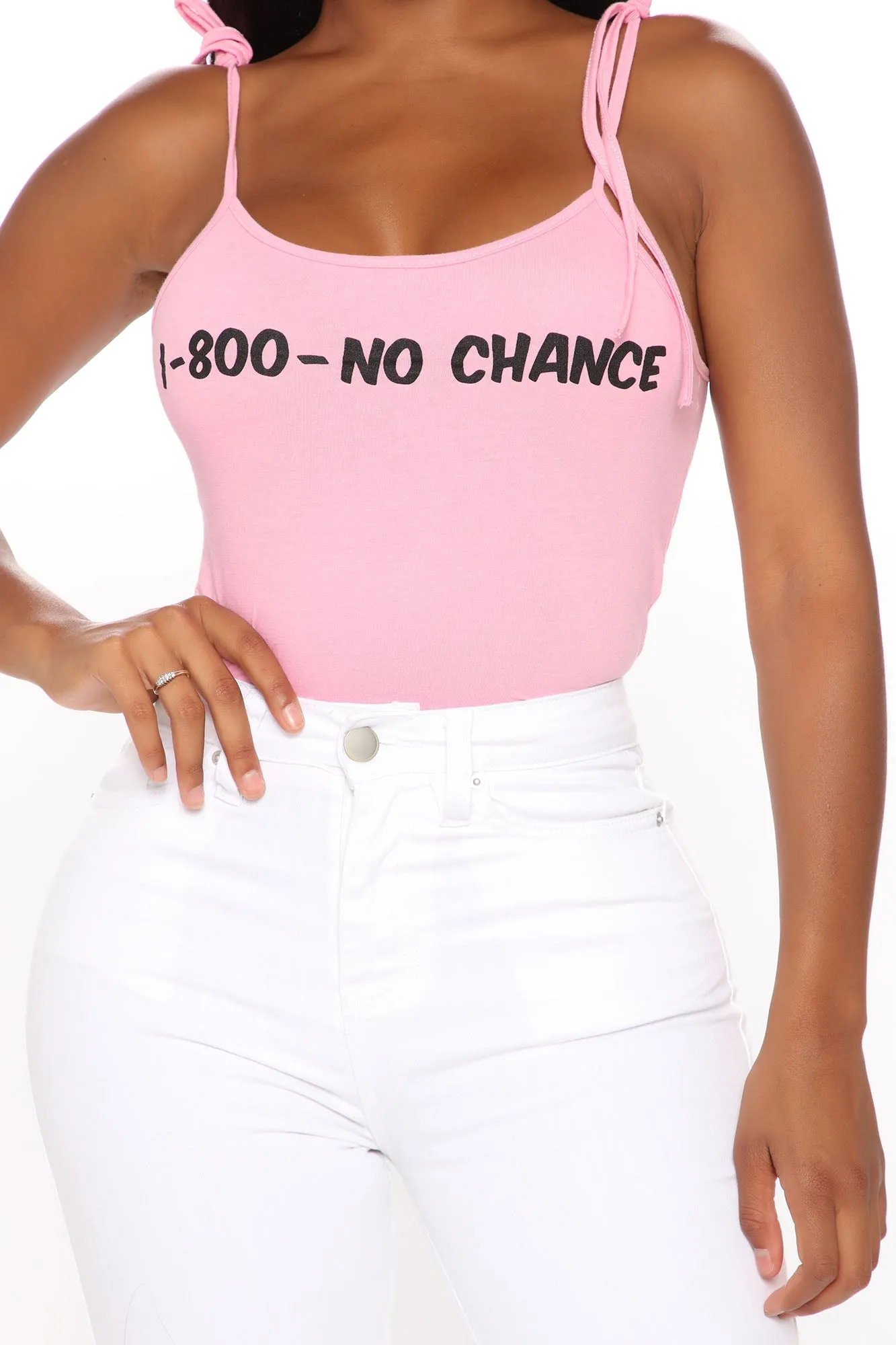 1-800-No Chance Tank Top - Pink