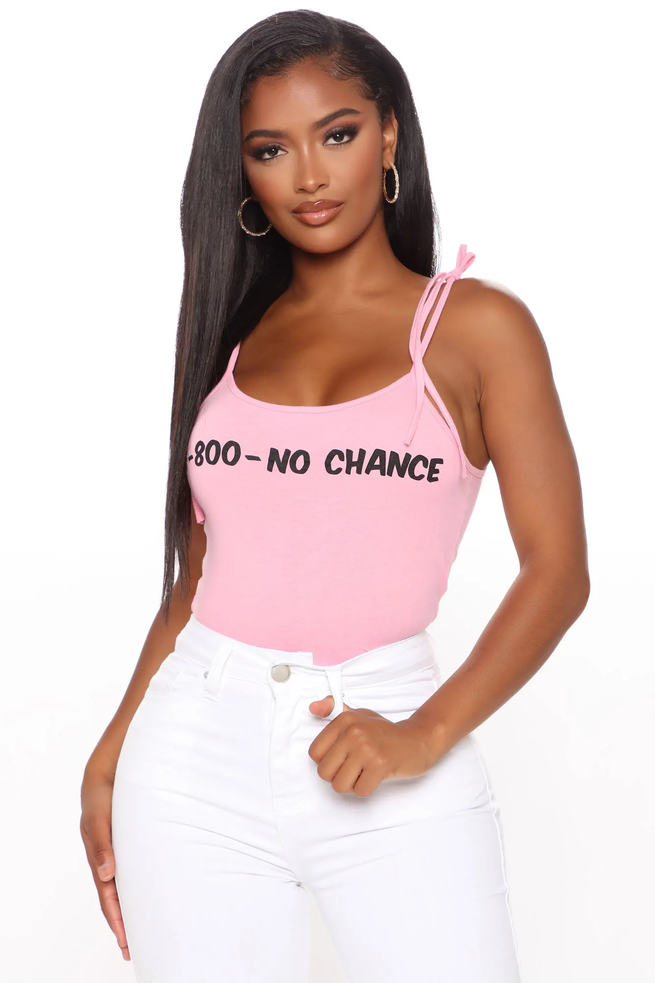 1-800-No Chance Tank Top - Pink