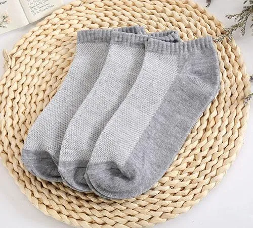 10 Pairs Women's Casual Fashion Summer Style Thin Mesh Ankle Socks