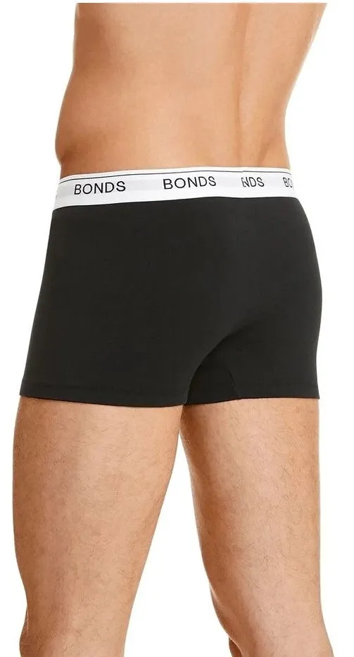 12 X Bonds Guyfront Trunk Mens Underwear Undies Black/White