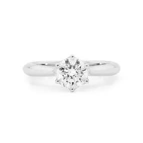 18ct White Gold Coronet Diamond Ring