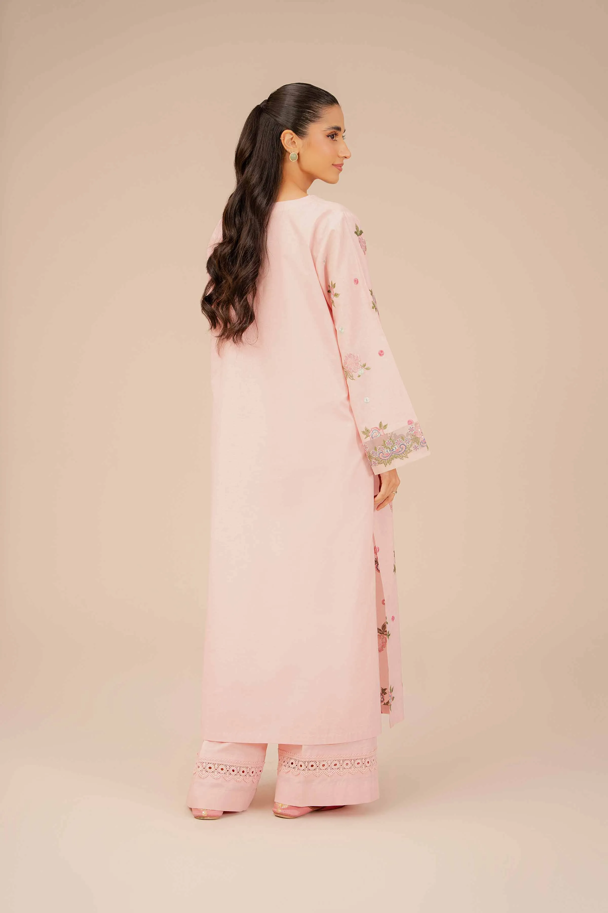 2 Piece - Dyed Embroidered Suit - 42401958