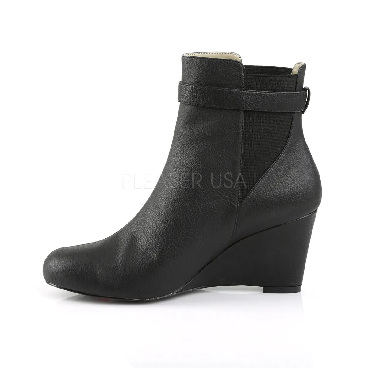 3 Inch Heel KIMBERLY-102 Black Pu