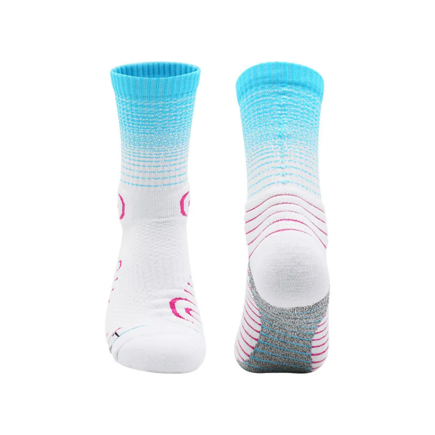 3 Pack Kids Gradients Trainer Socks Thick Cushioned