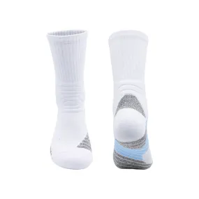 3 Pack Men's White Sports Socks