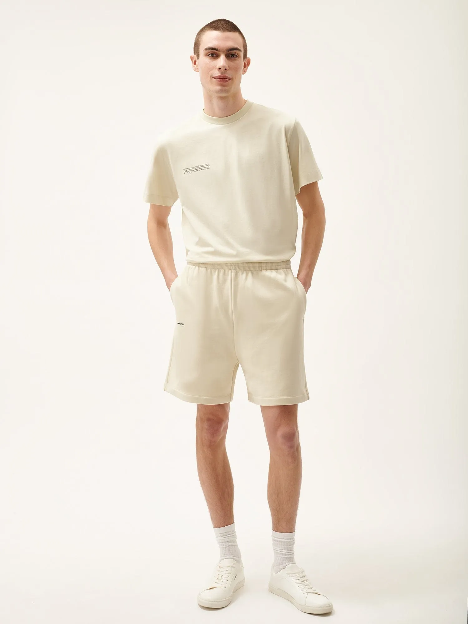 365 T-shirt and Shorts Bundle—Travertine Beige