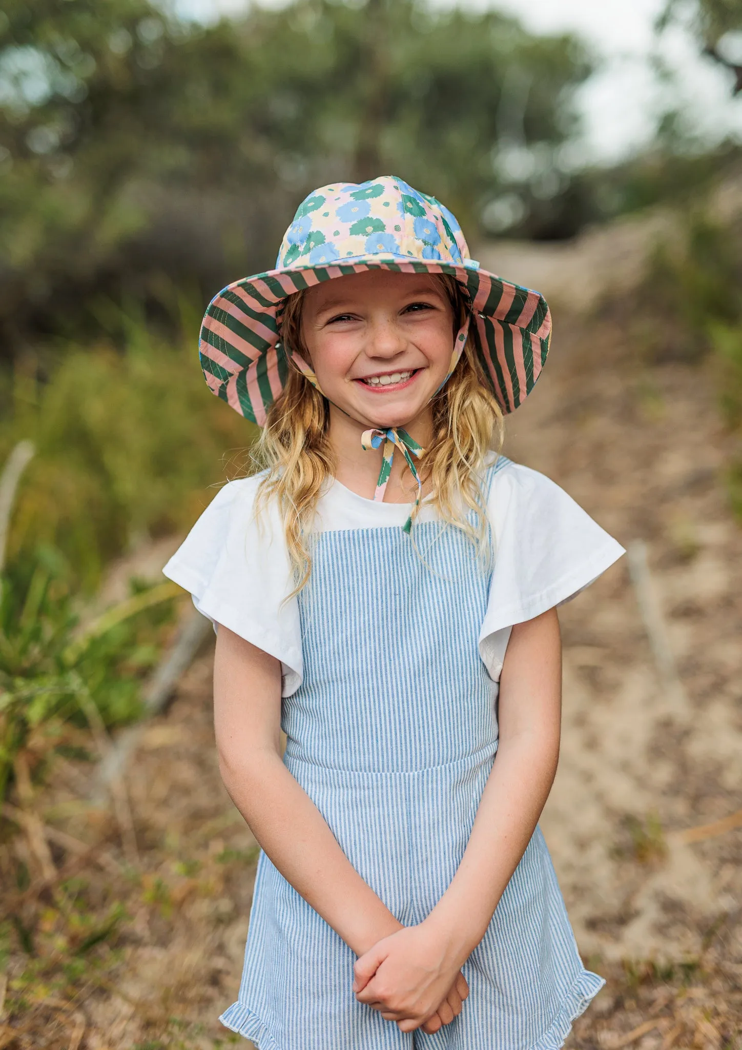 Acorn Wide Brim Reversible Sunhat - Full Bloom