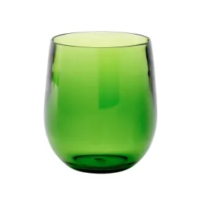 Acrylic Stemless Wine Glass - (six colors)