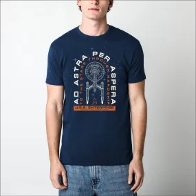 Ad Astra Per Aspera Navy Tee