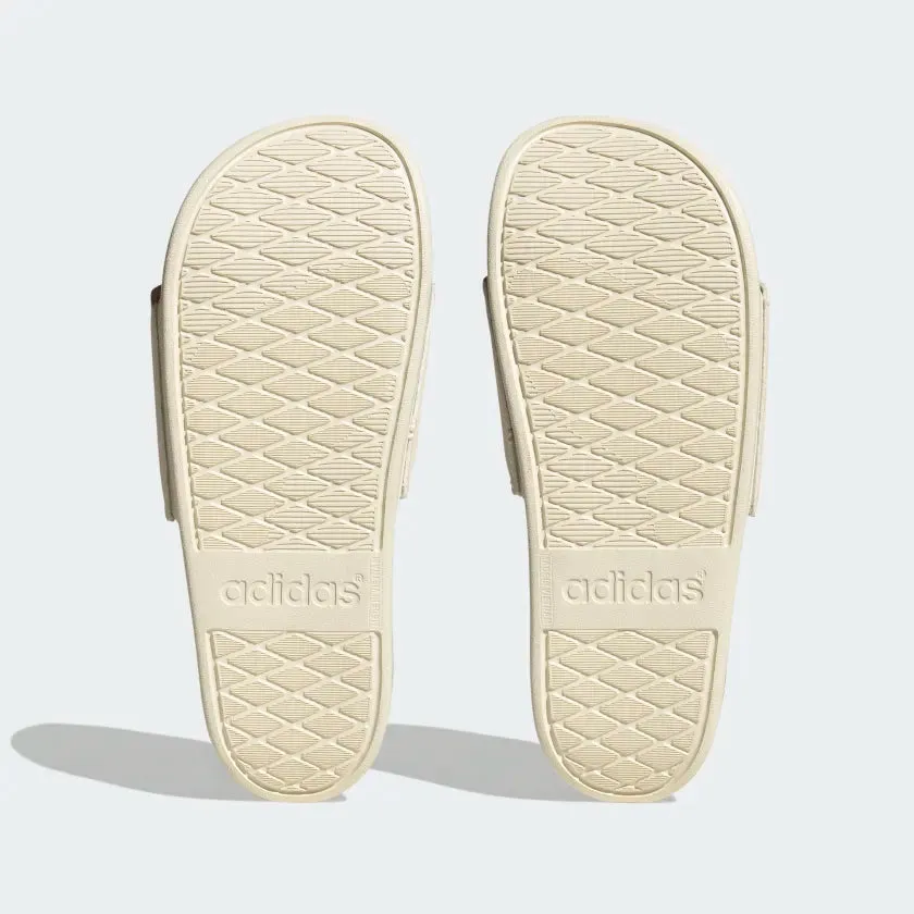 Adidas Adilette Comfort Slides - Coral Fusion/Ecru Tint