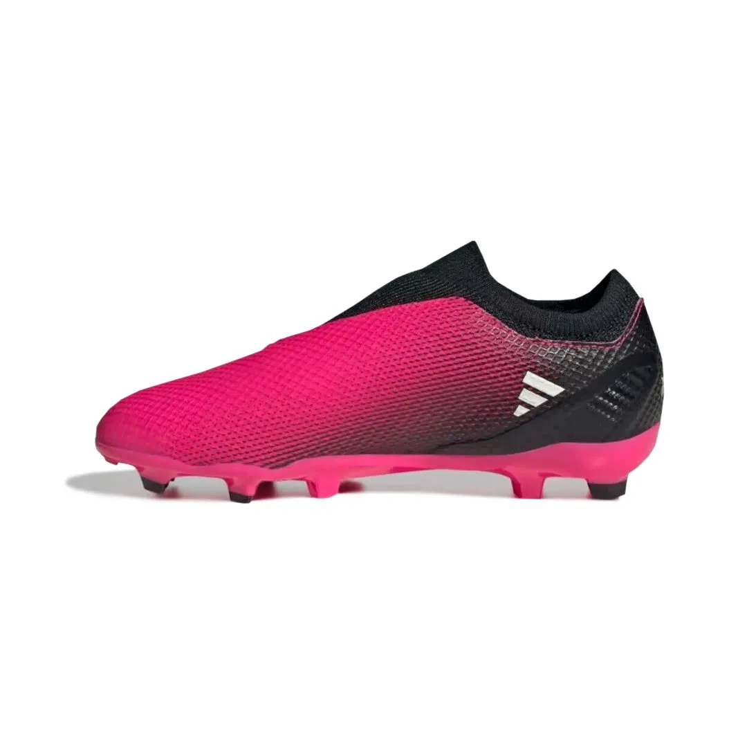 adidas - Kids' (Preschool & Junior) X Speedportal.3 Laceless Firm Ground Soccer Cleats (GZ5061)