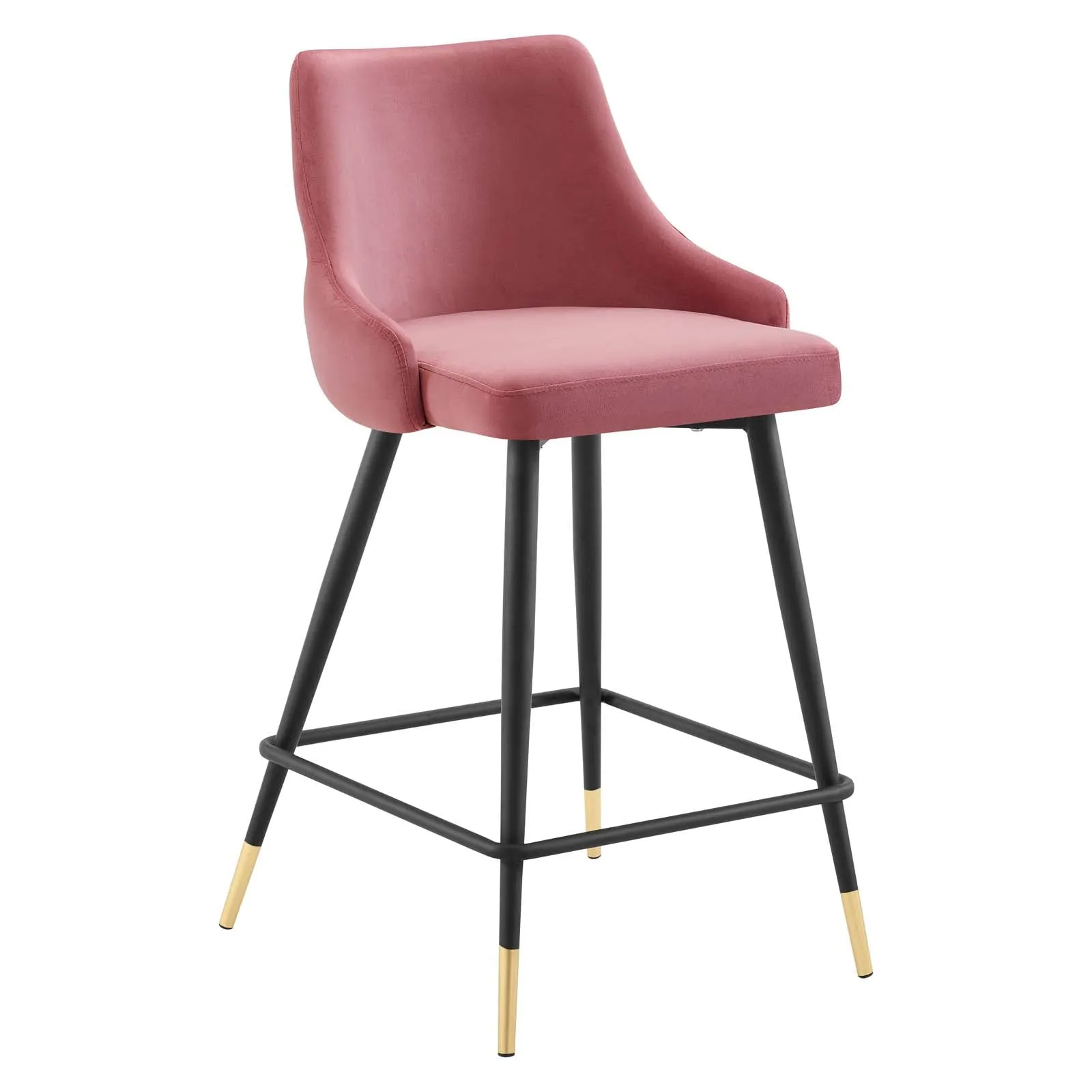 Adorn Performance Velvet Counter Bar Stool