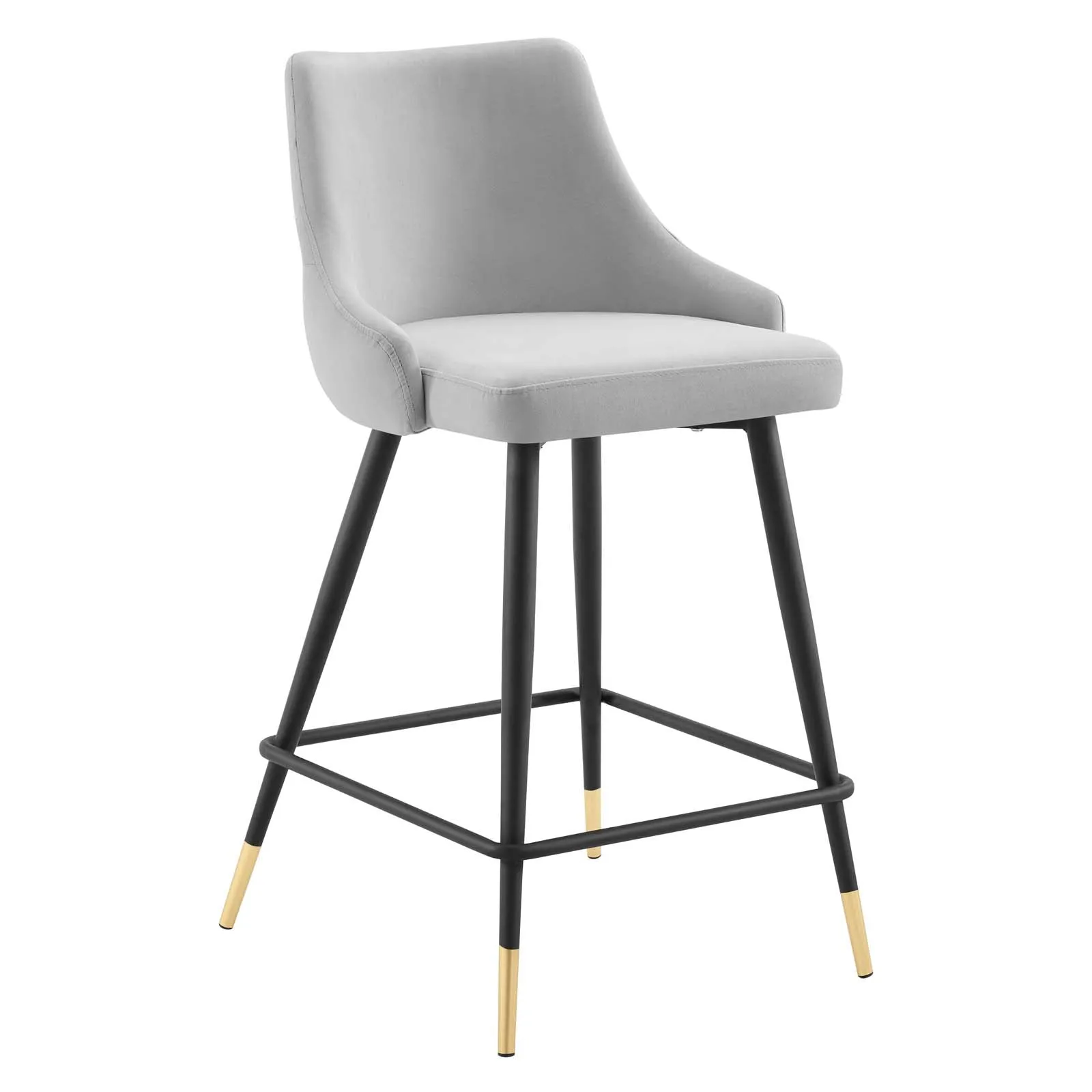 Adorn Performance Velvet Counter Bar Stool