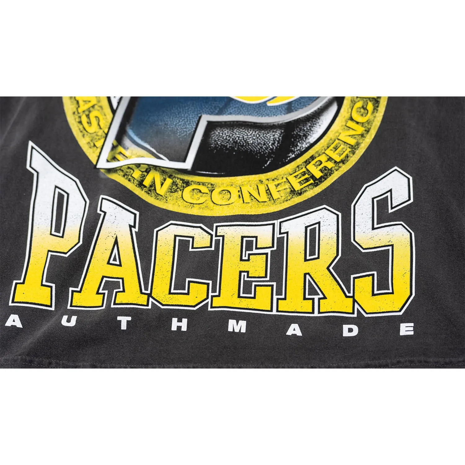 Adult Indiana Pacers 2024 NBA Playoffs T-shirt in Black by Authmade