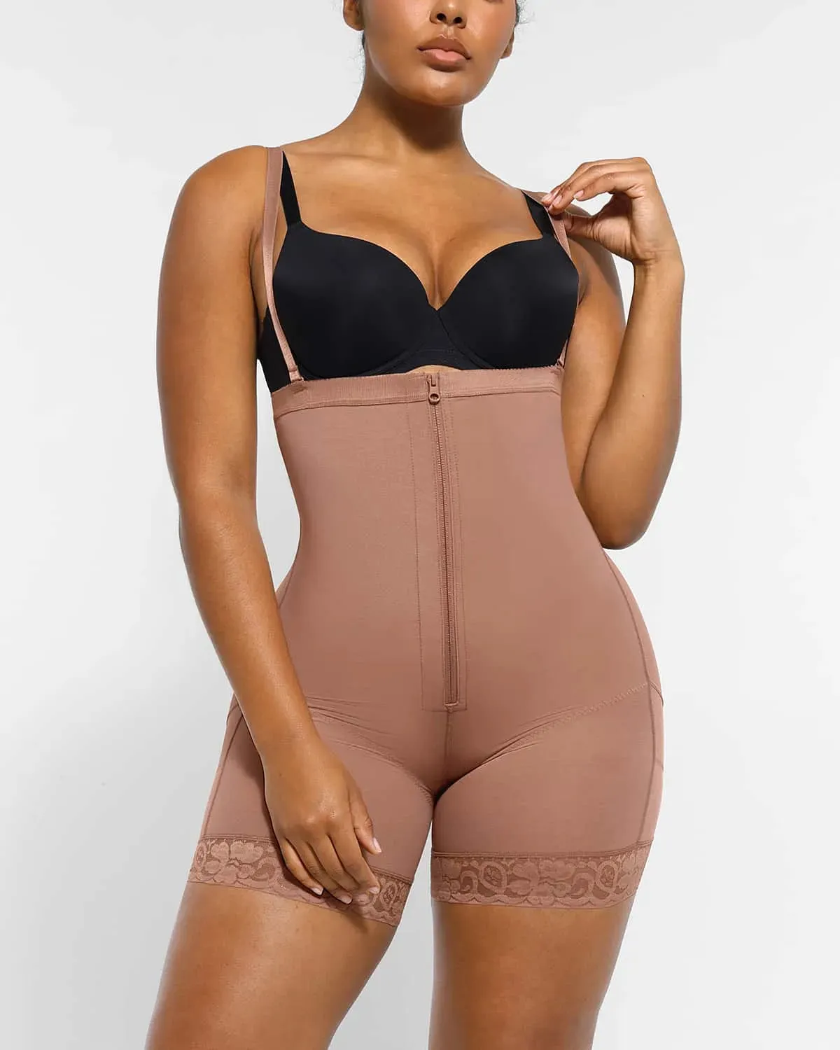 AirSlim® Firm Tummy Compression Bodysuit Shaper With Butt Lifter