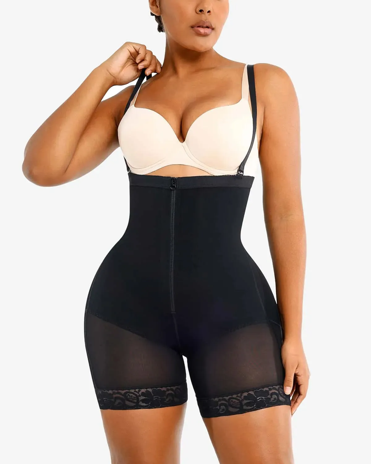 AirSlim® Firm Tummy Compression Bodysuit Shaper With Butt Lifter