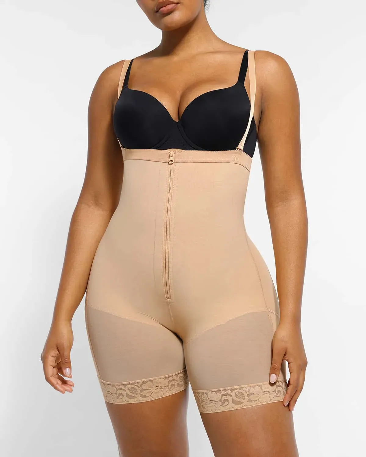 AirSlim® Firm Tummy Compression Bodysuit Shaper With Butt Lifter