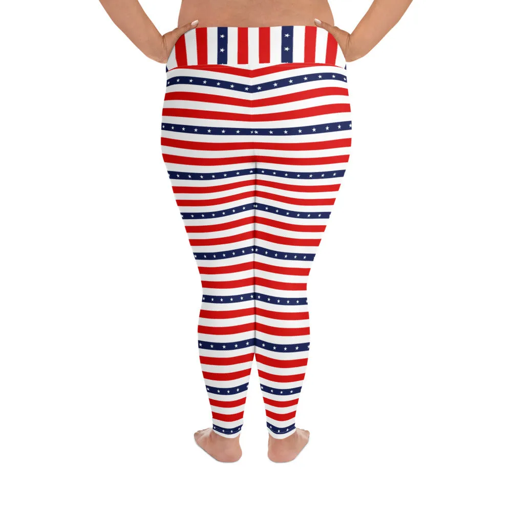 All-Over Print Plus Size Leggings