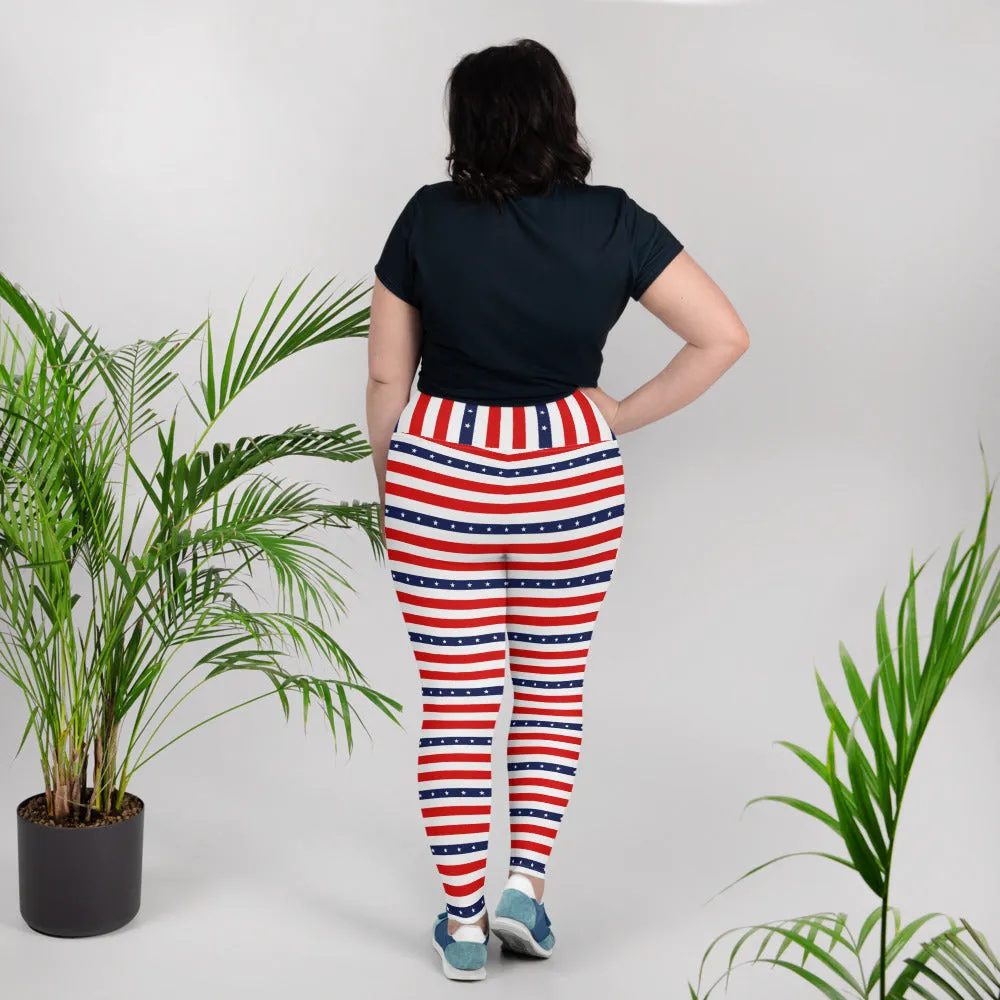 All-Over Print Plus Size Leggings