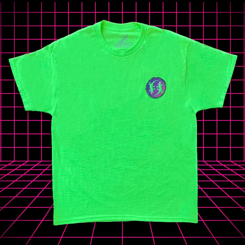 Aloha Arcade 1980s Neon Green - Gecko X Nazar 4 Limited Tee