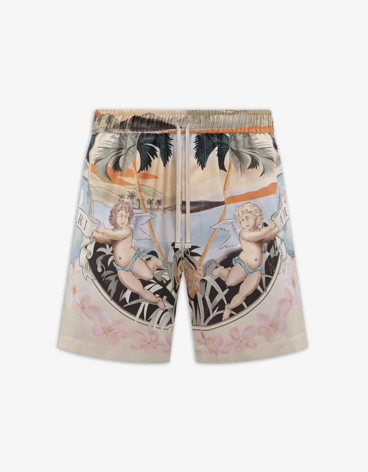 Amiri Cherub Silk Shorts