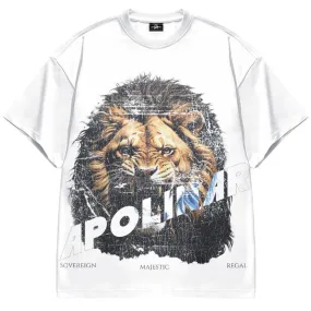 Apolinar Lion Head Tee (White) APR410