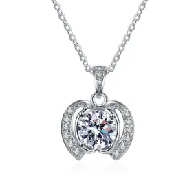 Apple Moissanite Pendant Necklace