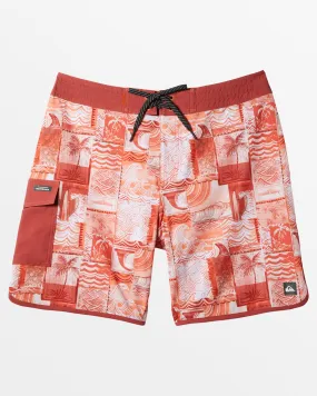 Aqua Stamp 19" Boardshorts