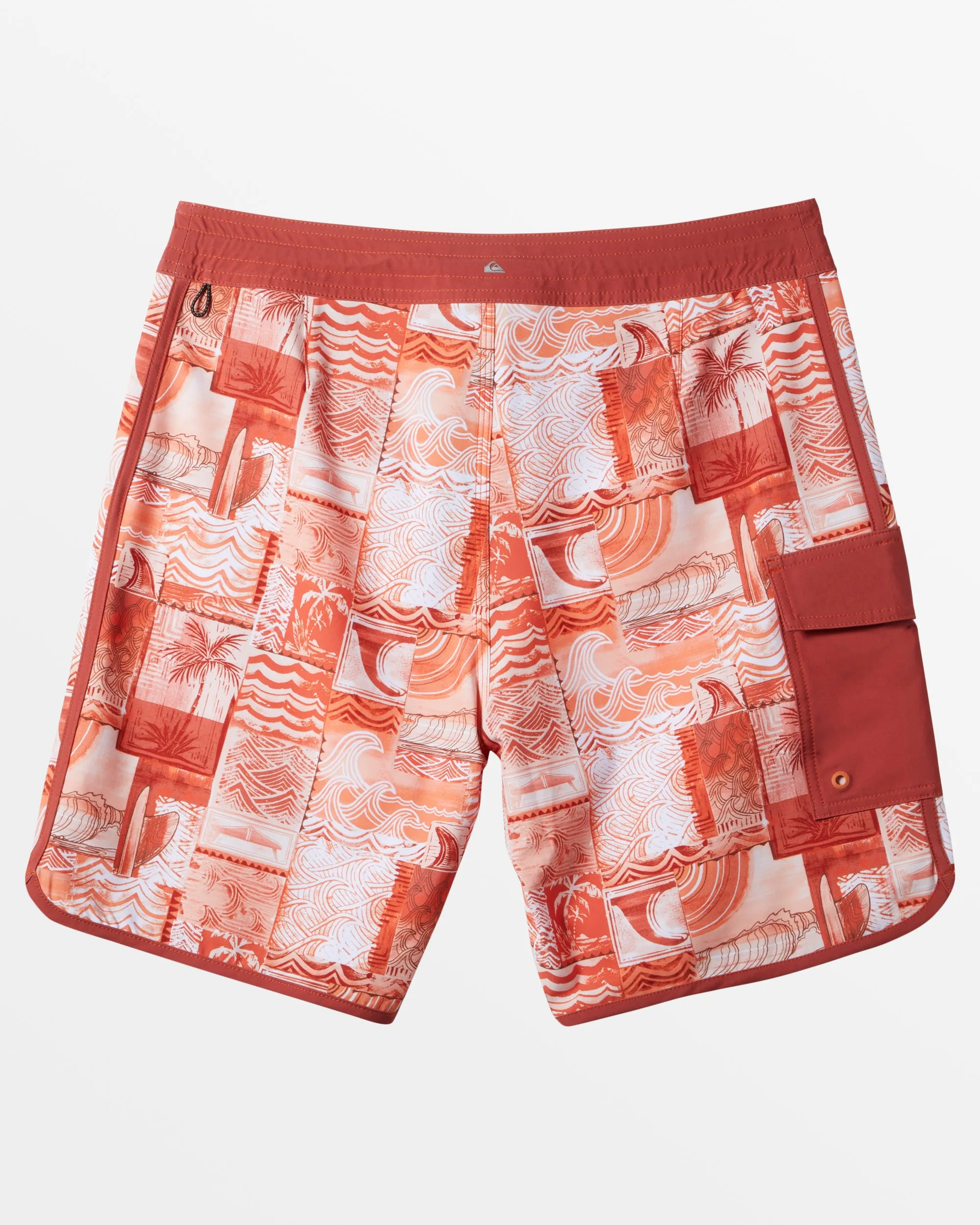 Aqua Stamp 19" Boardshorts