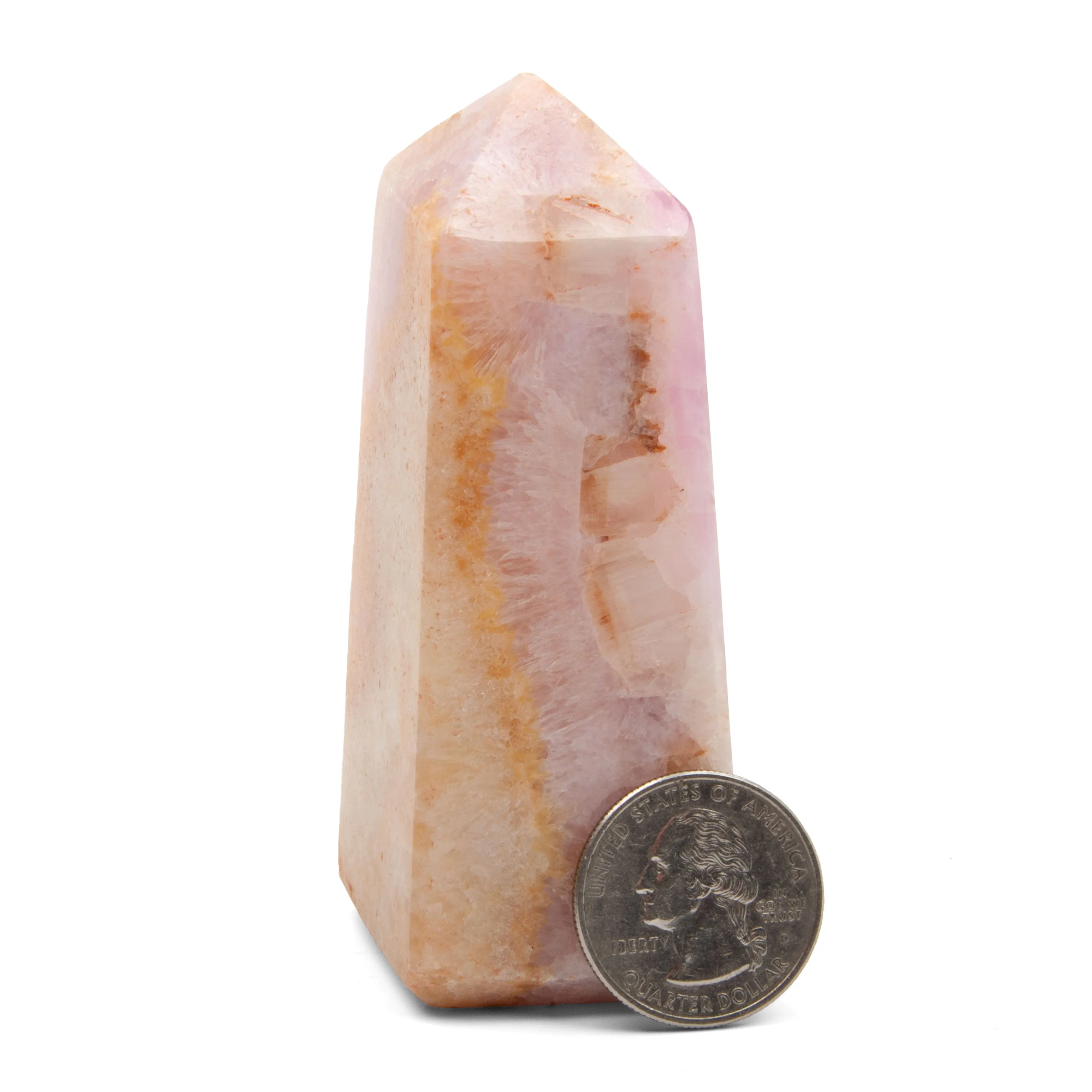 Aragonite - Pink, Tower