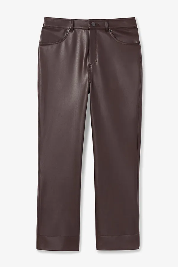 Archie Pant - Vegan Leather :: Brown