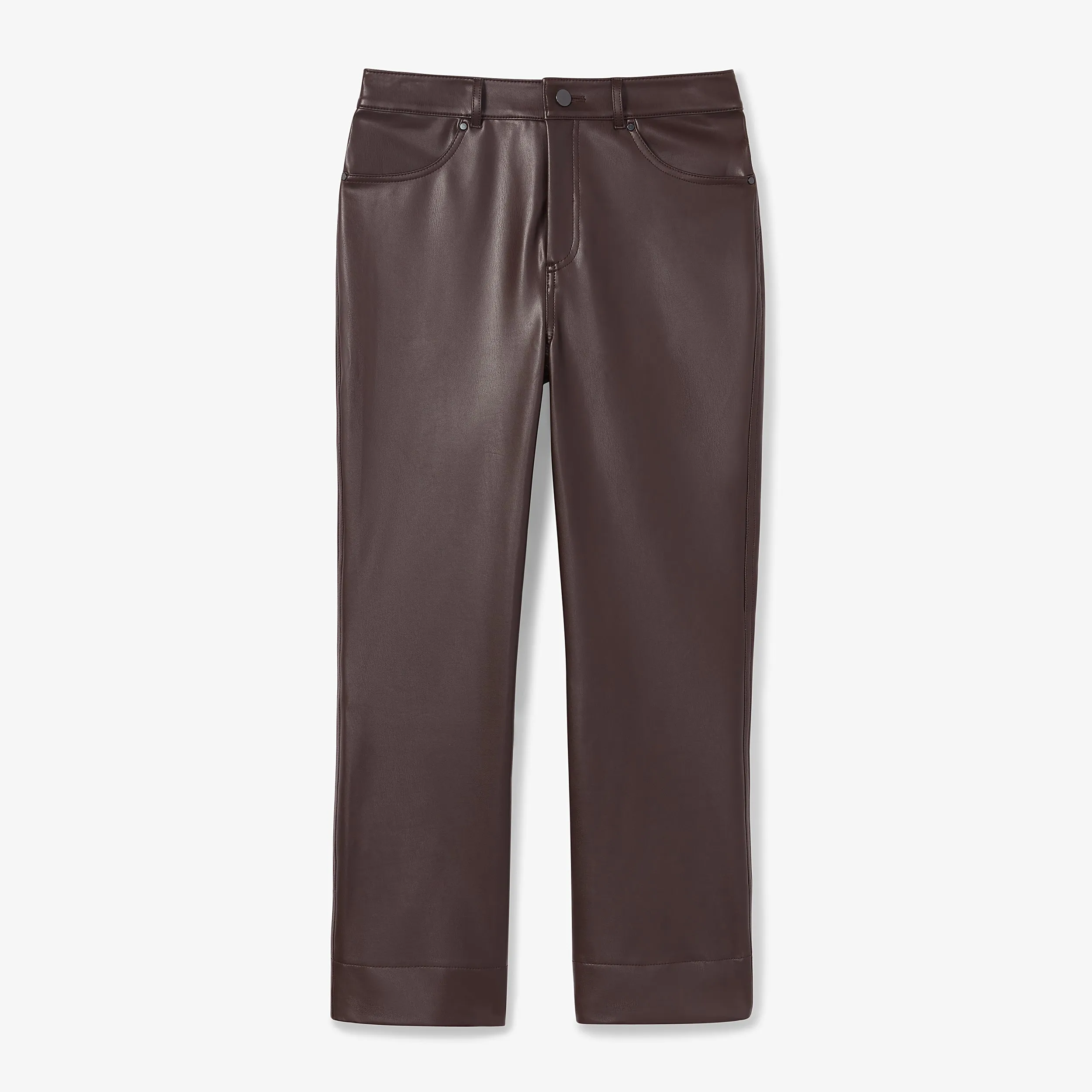 Archie Pant - Vegan Leather :: Brown