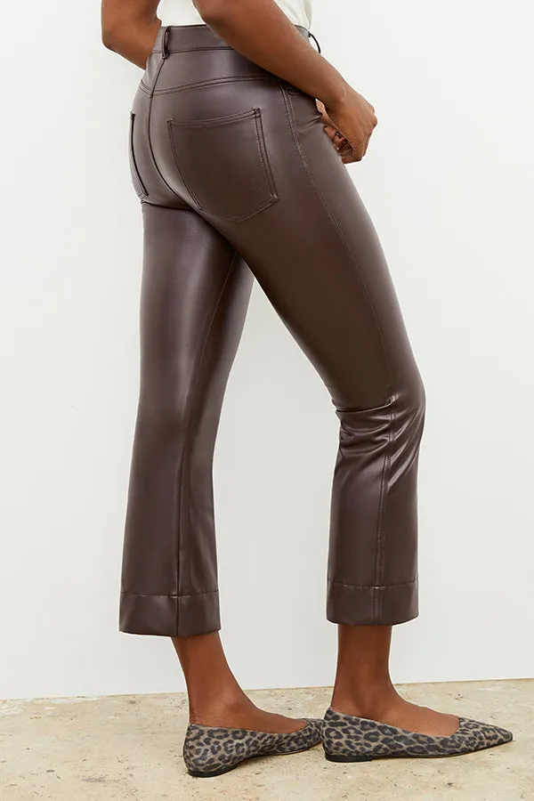 Archie Pant - Vegan Leather :: Brown