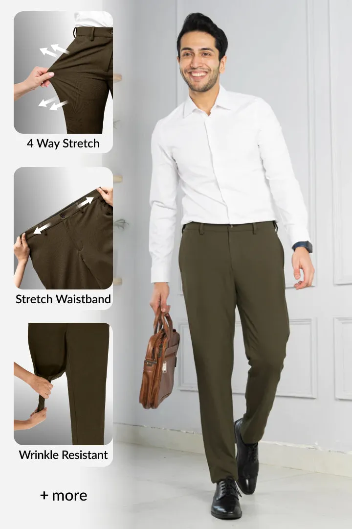 Army Olive Stretch Pants