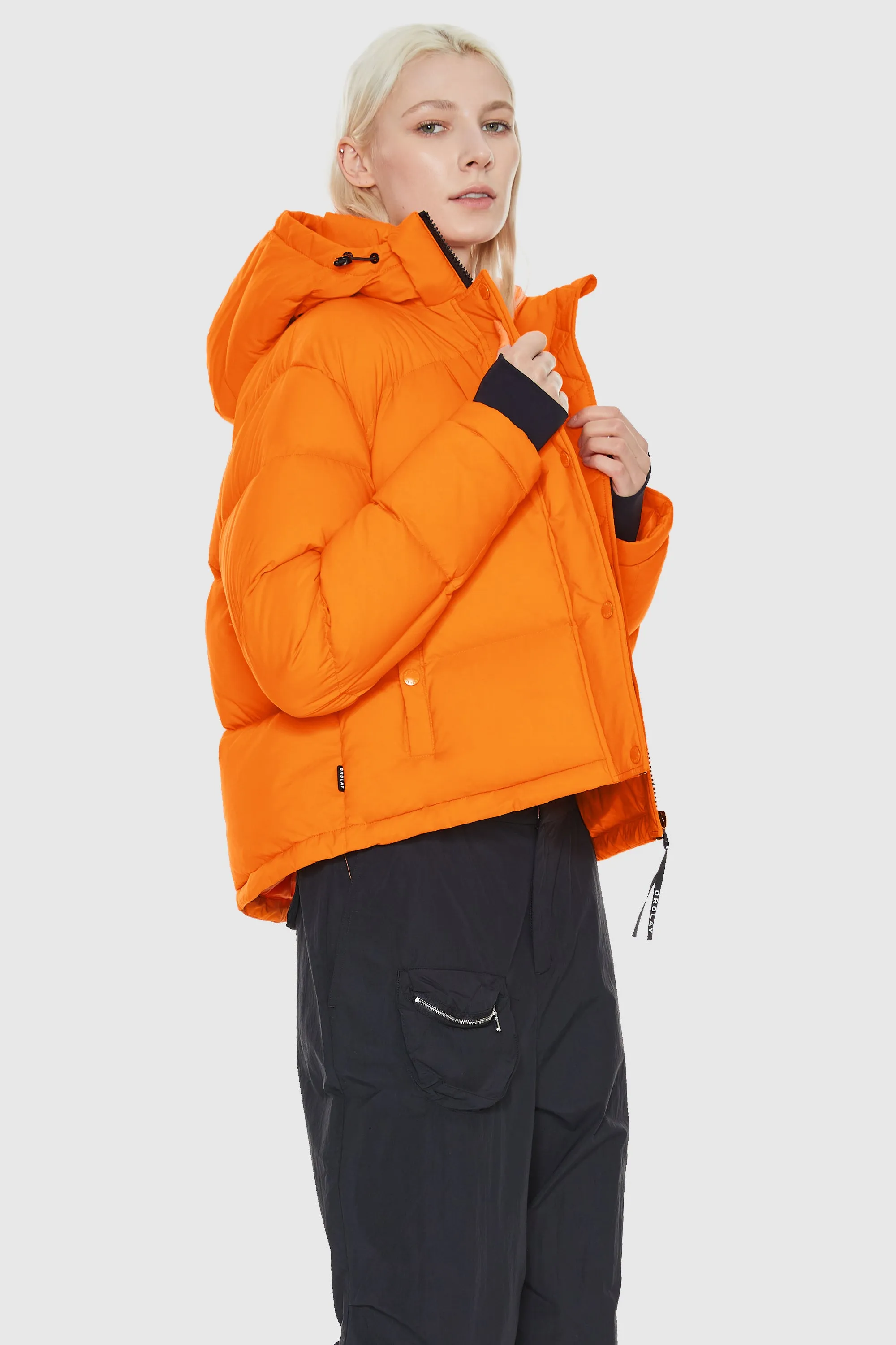 Aurora Cropped Lightweight Therminal Puffer Jacket