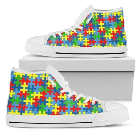 Autism Awareness High Top Shoes