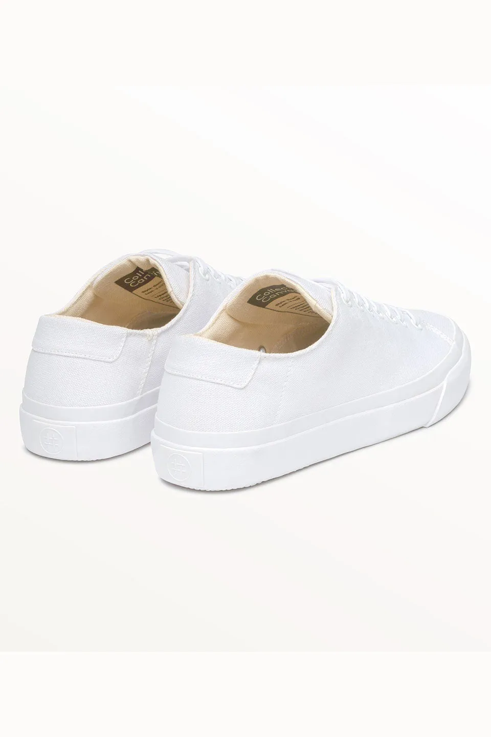 Baan Organic White Canvas Sneaker