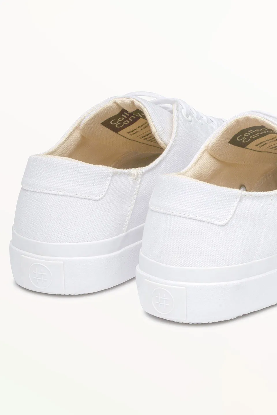 Baan Organic White Canvas Sneaker