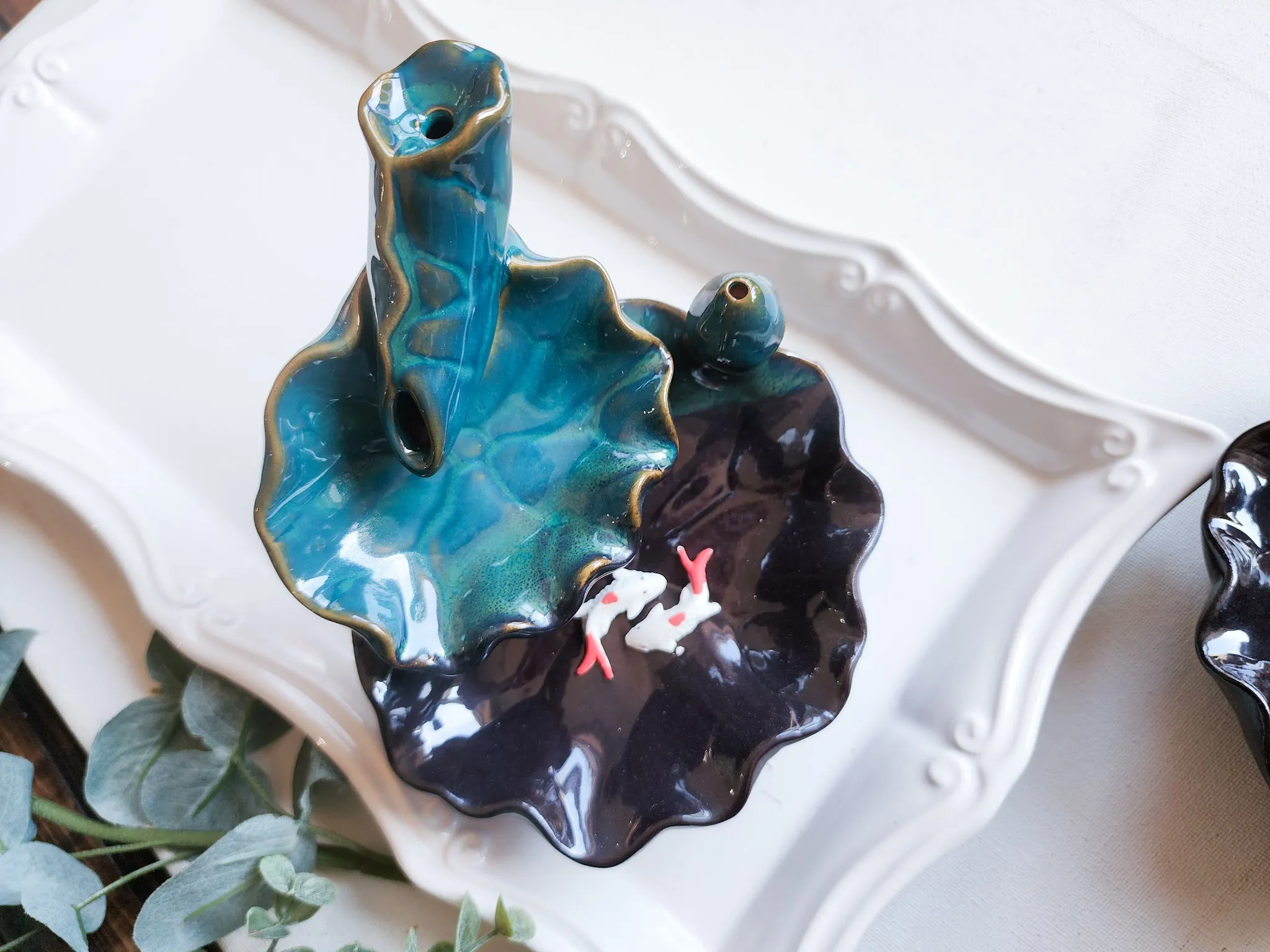 Backflow Incense Burner || Ceramic