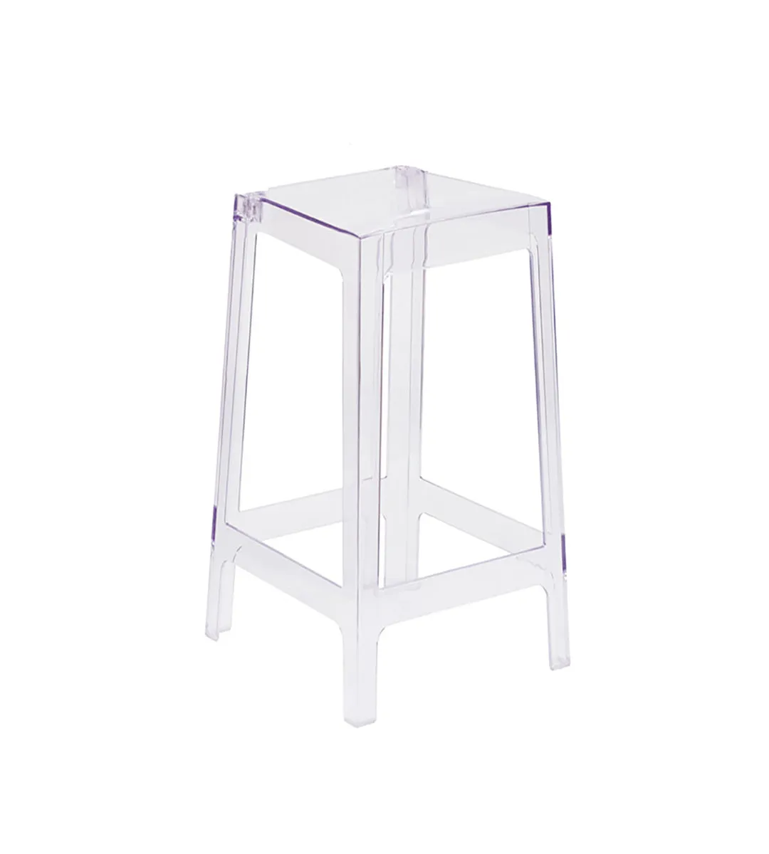 Backless Ghost Bar Stool