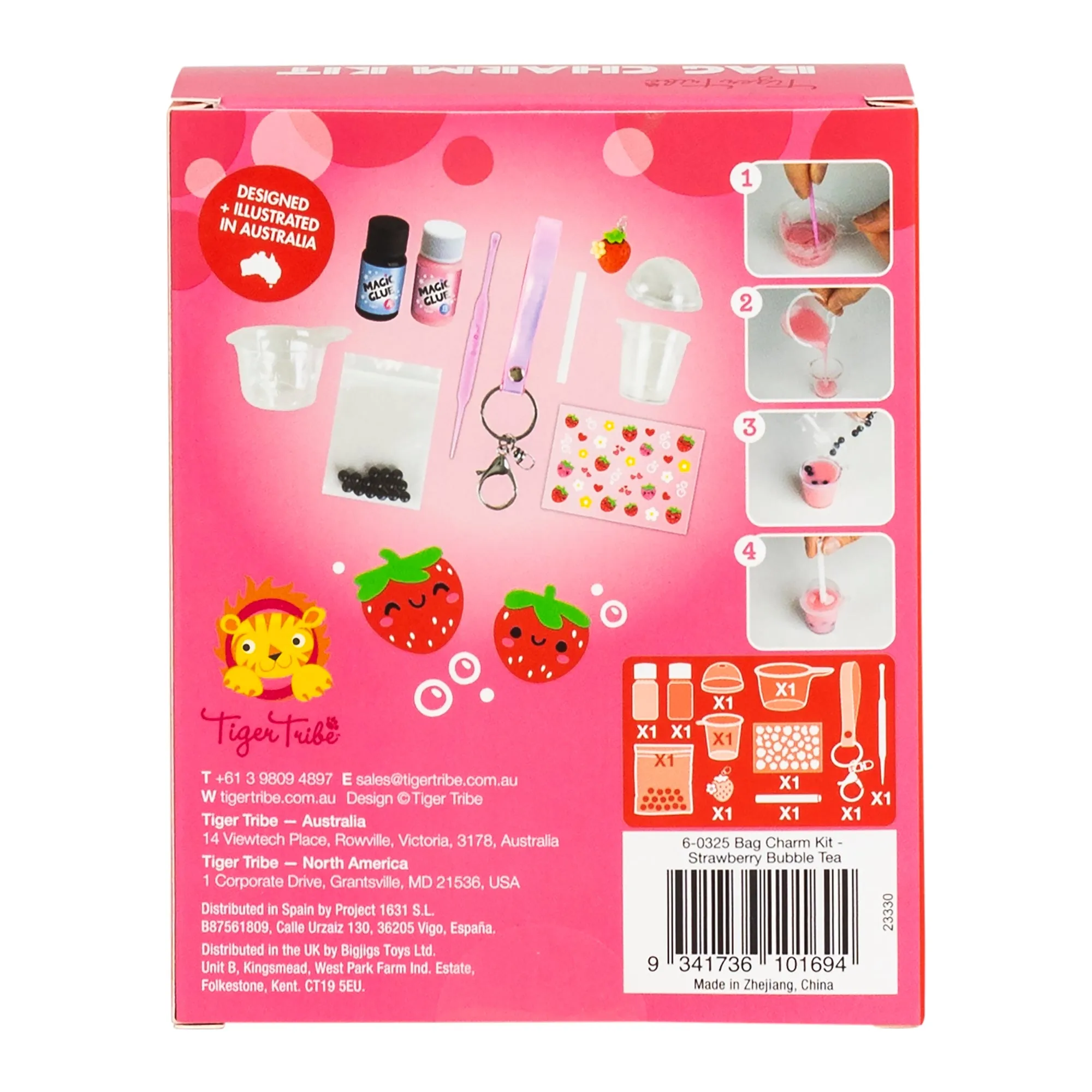 Bag Charm Kit -  Bubble Tea