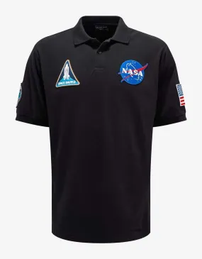 Balenciaga Black NASA Polo T-Shirt