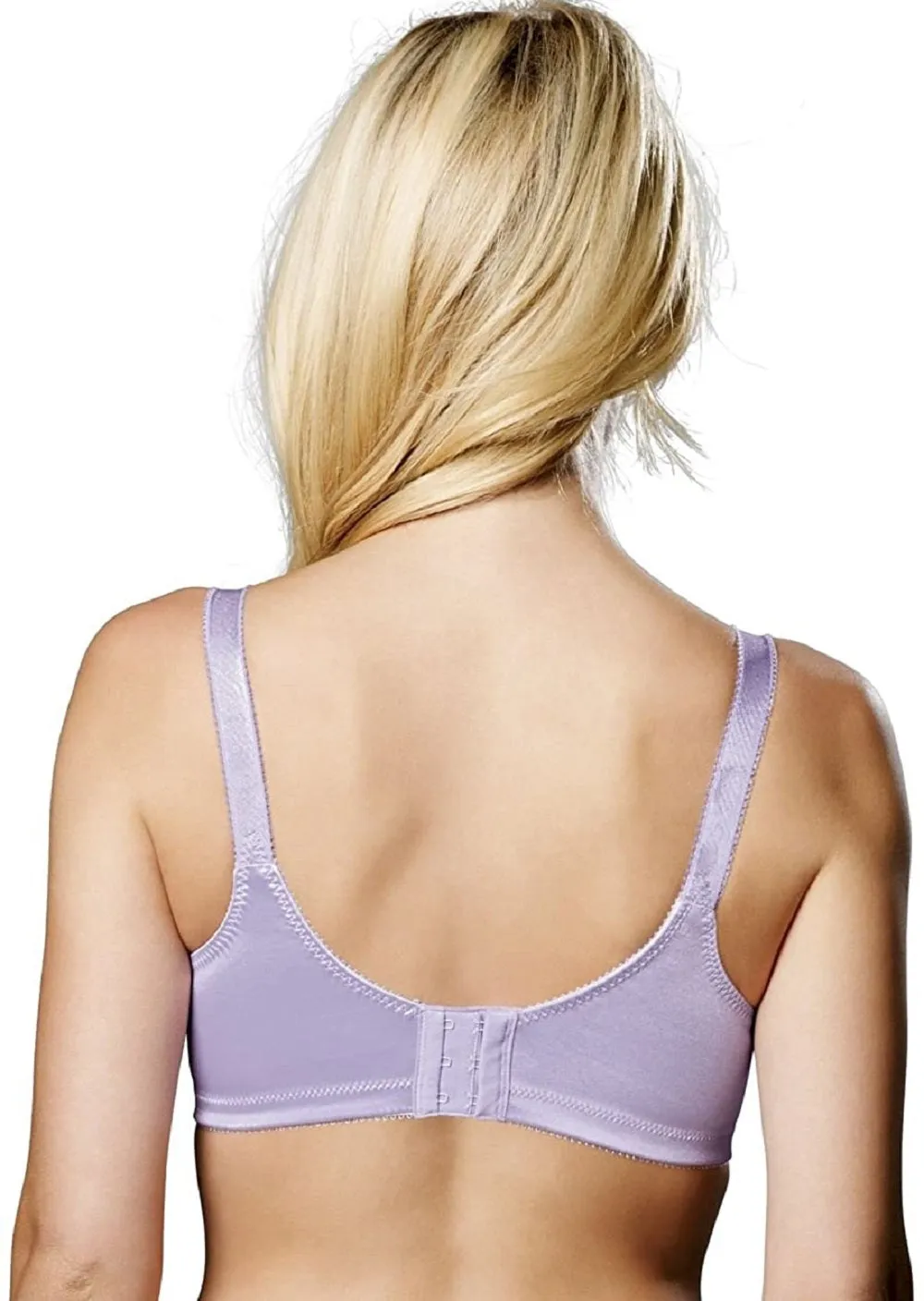 Bali Women's Double Support Smooth Wirefree Bra, Lavender Moon, 38D