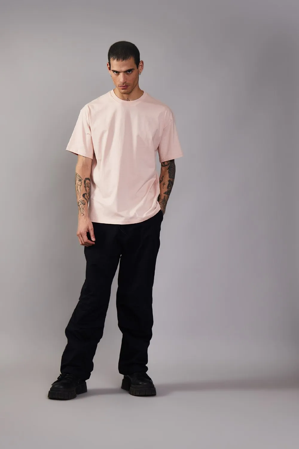 Barely Pink Heavyweight Oversized T-shirt