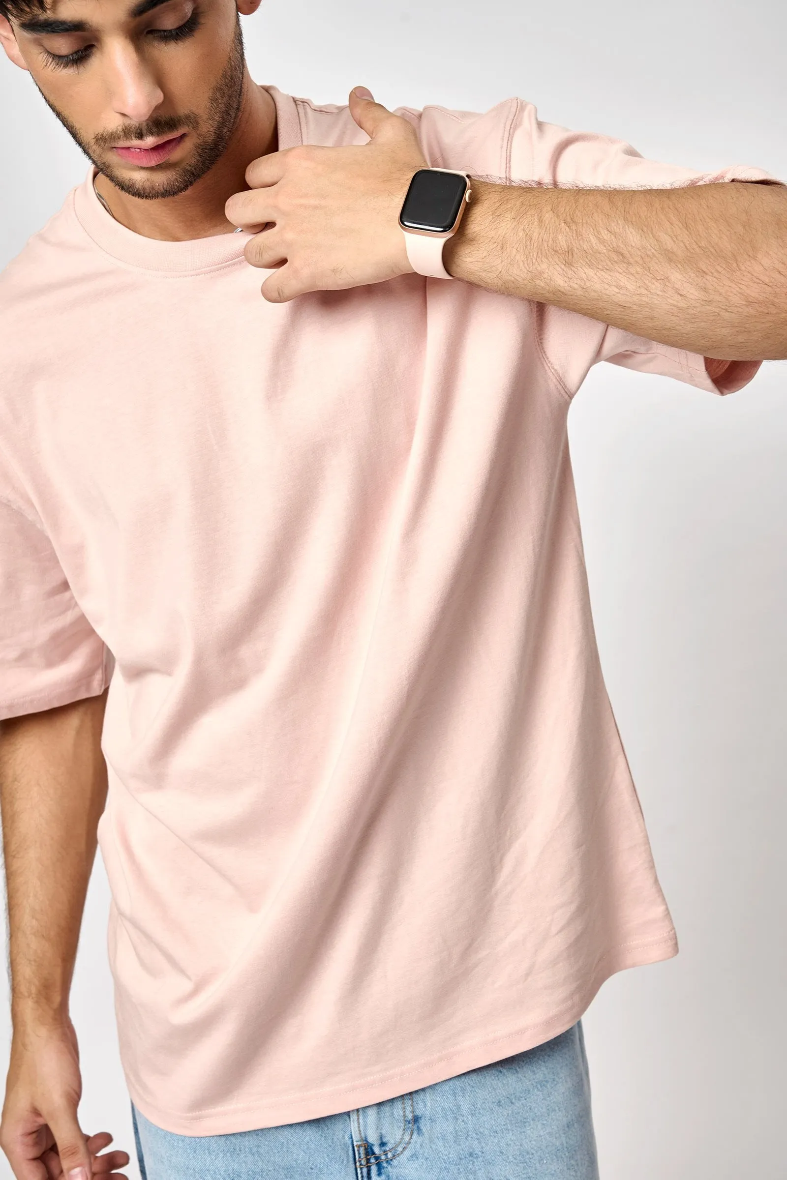 Barely Pink Heavyweight Oversized T-shirt