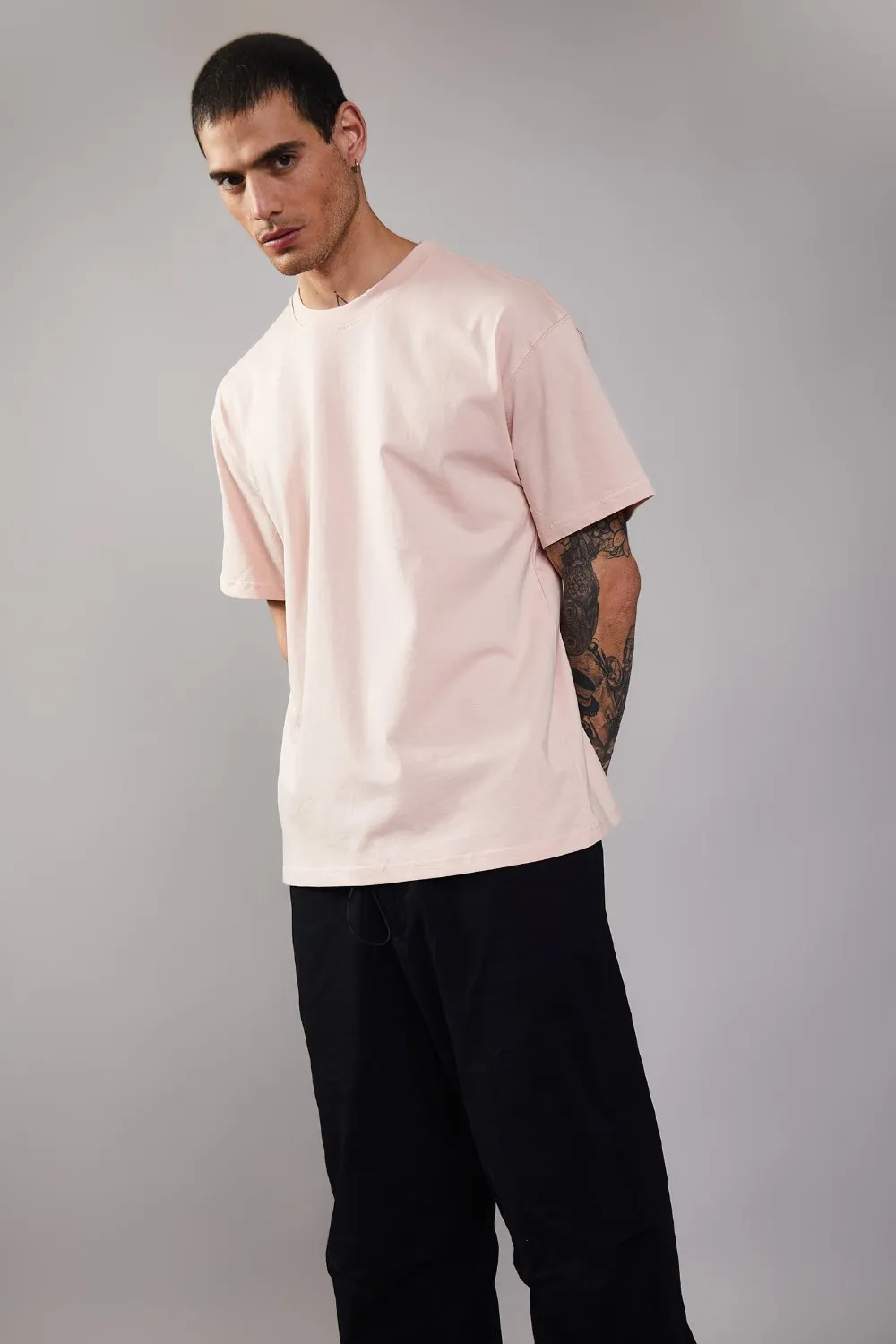 Barely Pink Heavyweight Oversized T-shirt