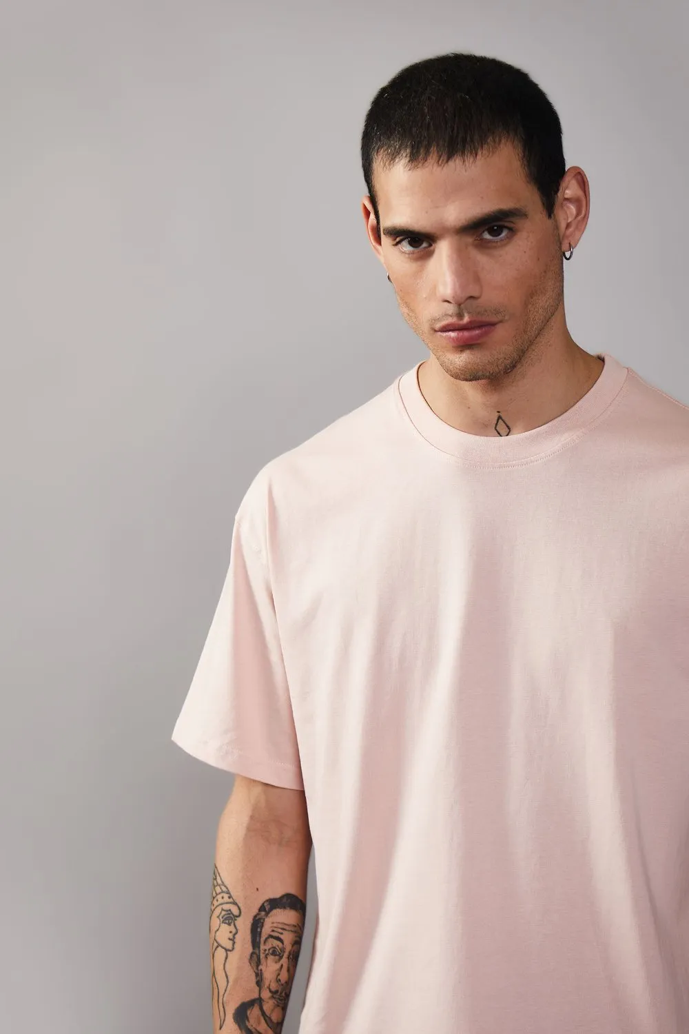 Barely Pink Heavyweight Oversized T-shirt