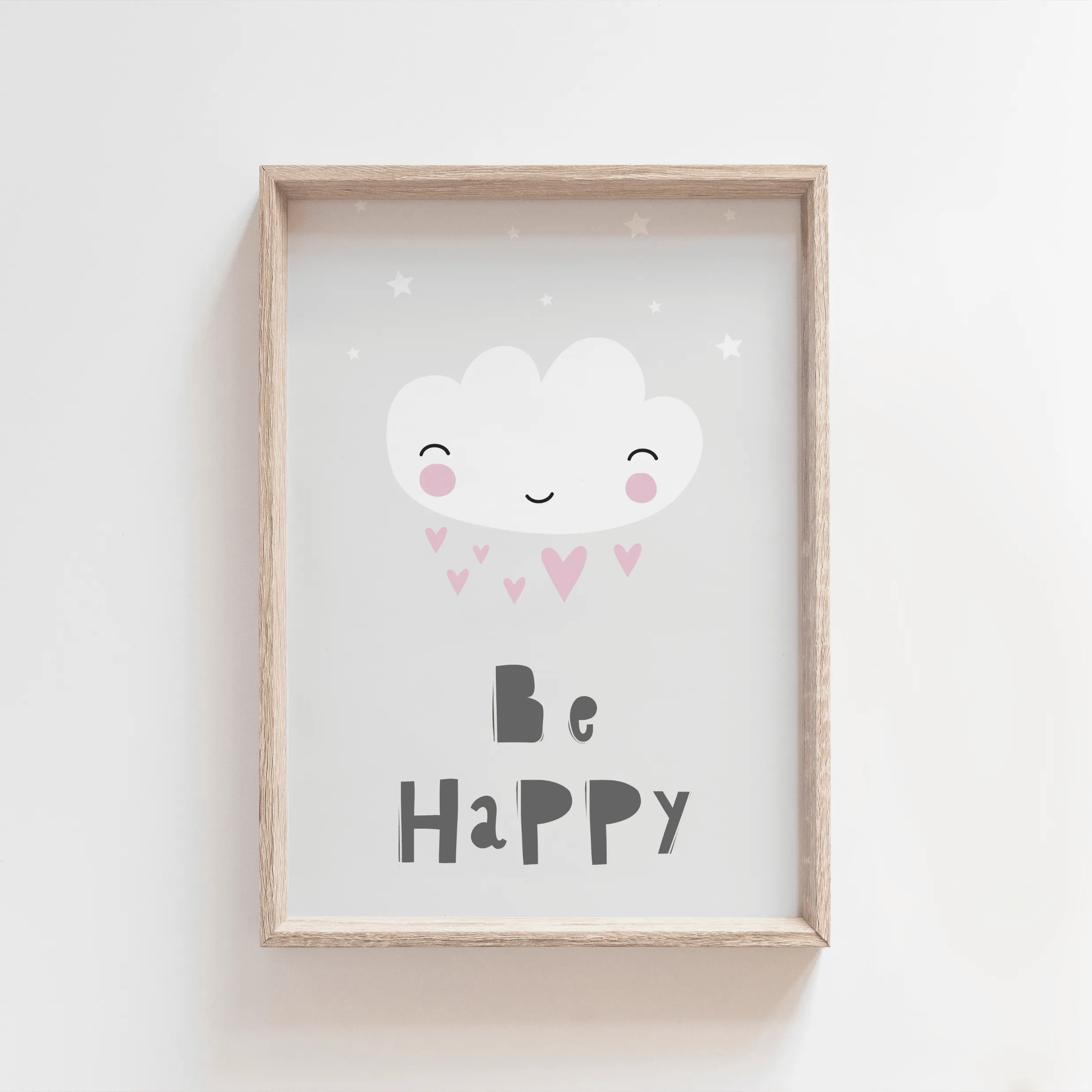 Be Happy Nursery Print