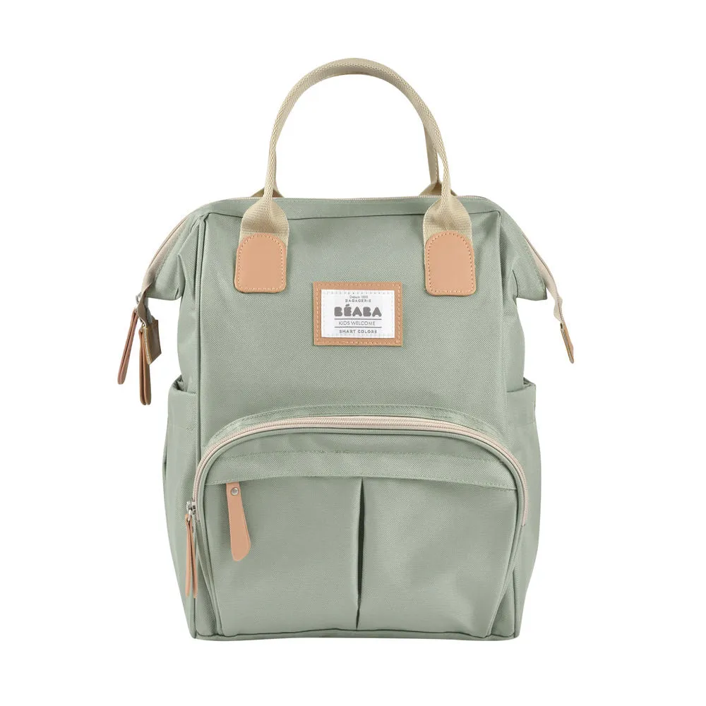 Beaba Wellington Nappy Bag Backpack - Sage Green