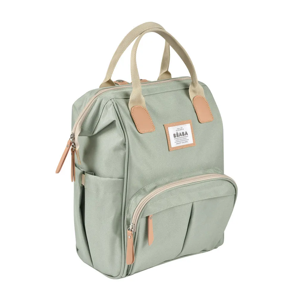 Beaba Wellington Nappy Bag Backpack - Sage Green